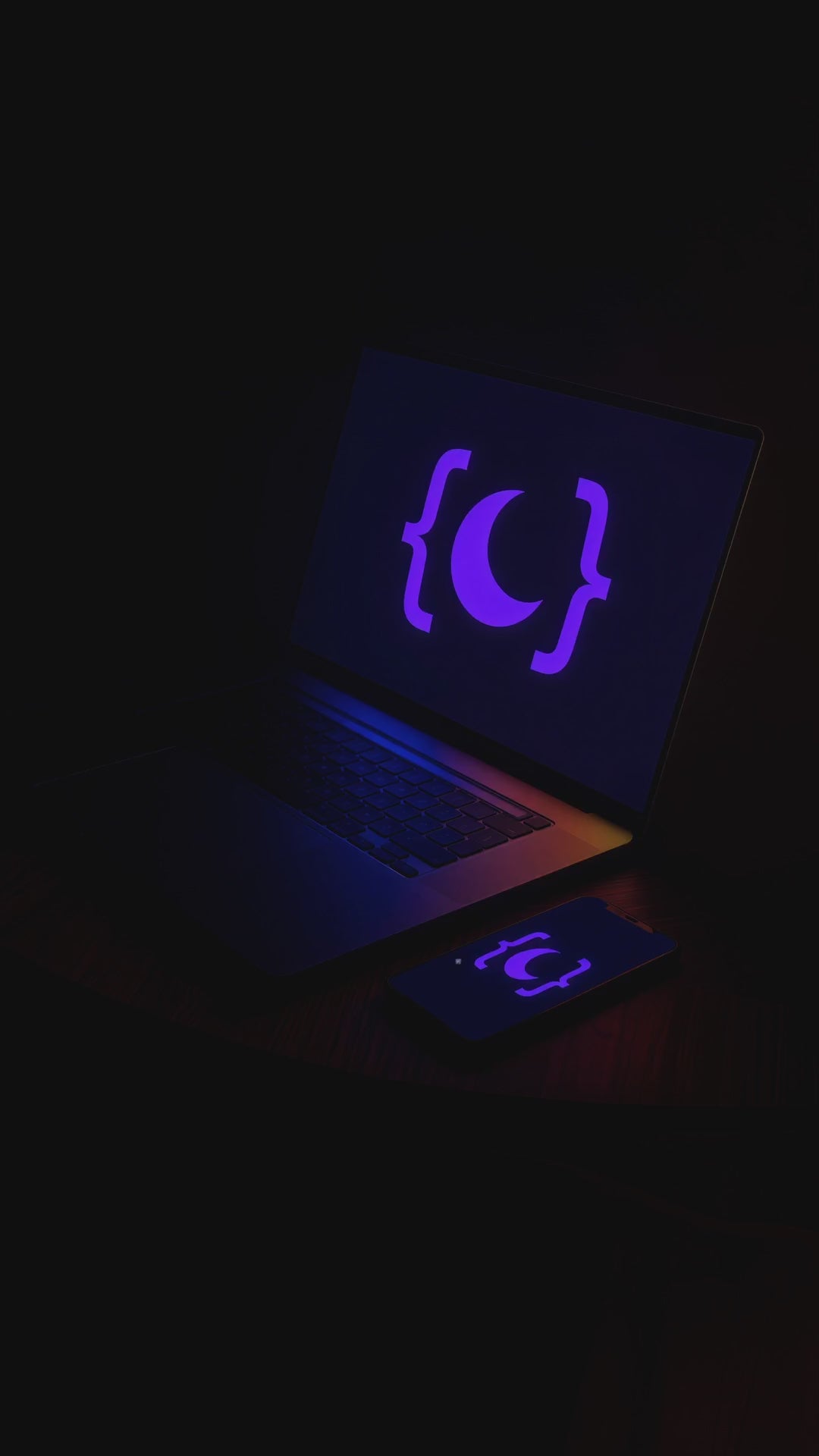 tonightcode laptop and mobile midnight